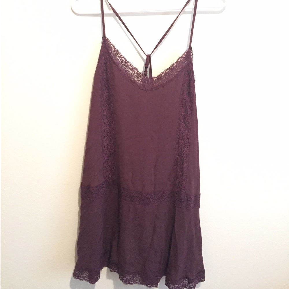 SOLD Plum American Eagle shift dress