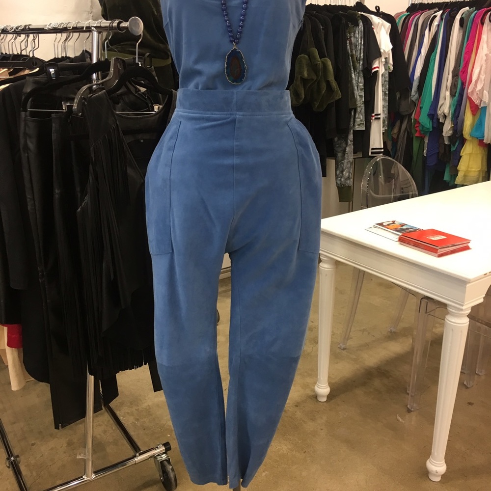 PELLE d'arte by NAIRANA Drop Crotch Trousers