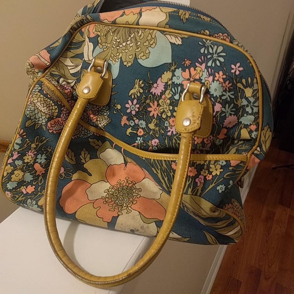 Anthropology floral purse