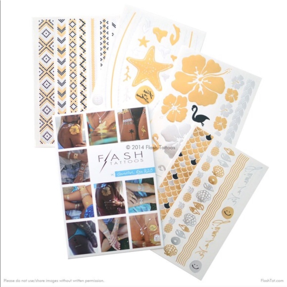 Goldfish Kiss H2O Flash Tattoo Pack - Picture 2 of 4