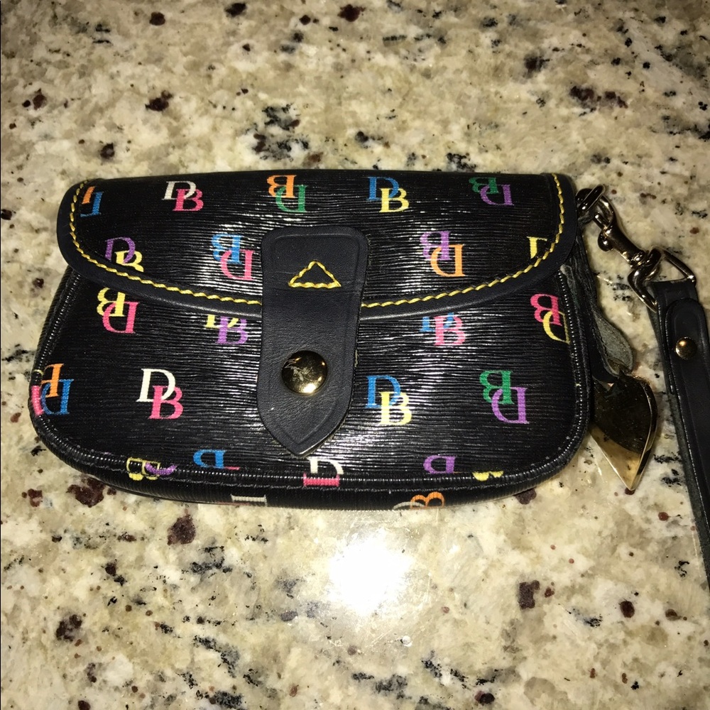 Adorable Black DB Wristlet