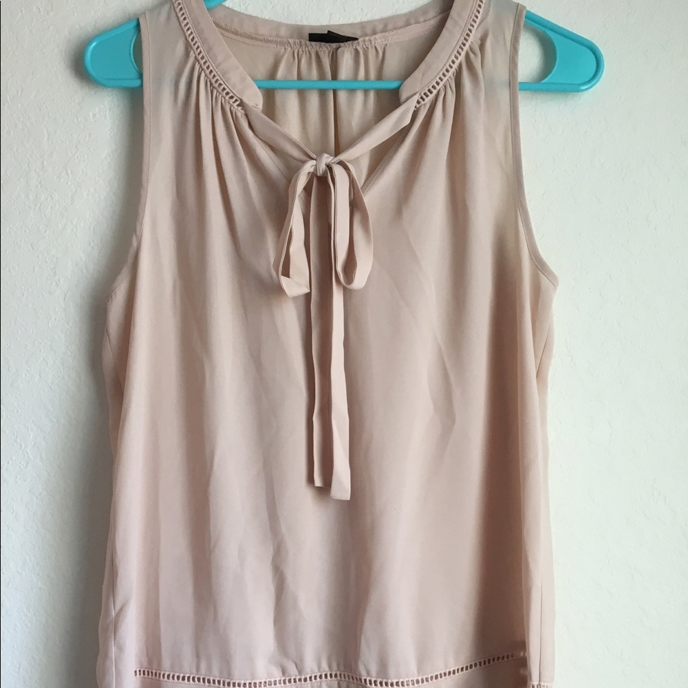 Flowy, sheer, small cut out Tank Top Blouse