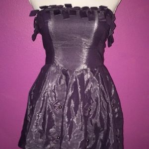 Purple cocktail dress