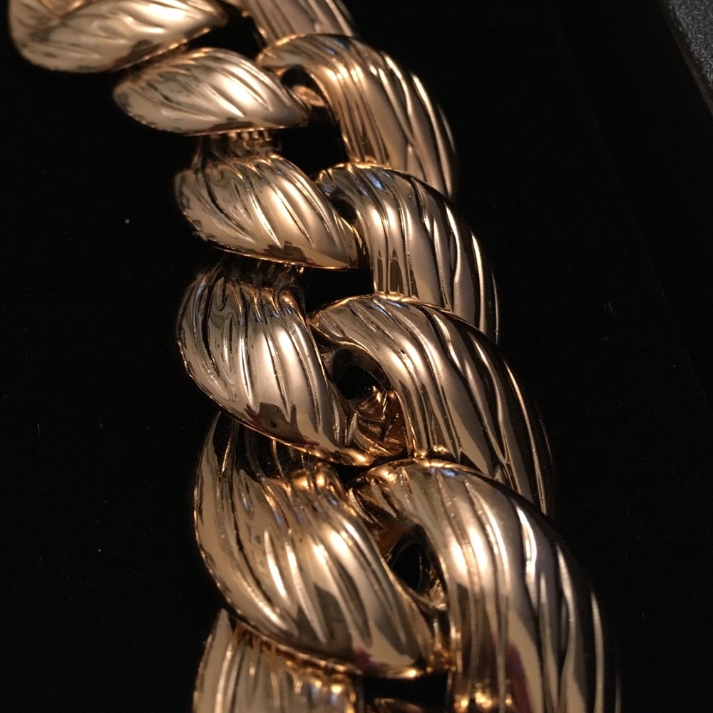 NWT rose gold chain choker necklace - Picture 2 of 4
