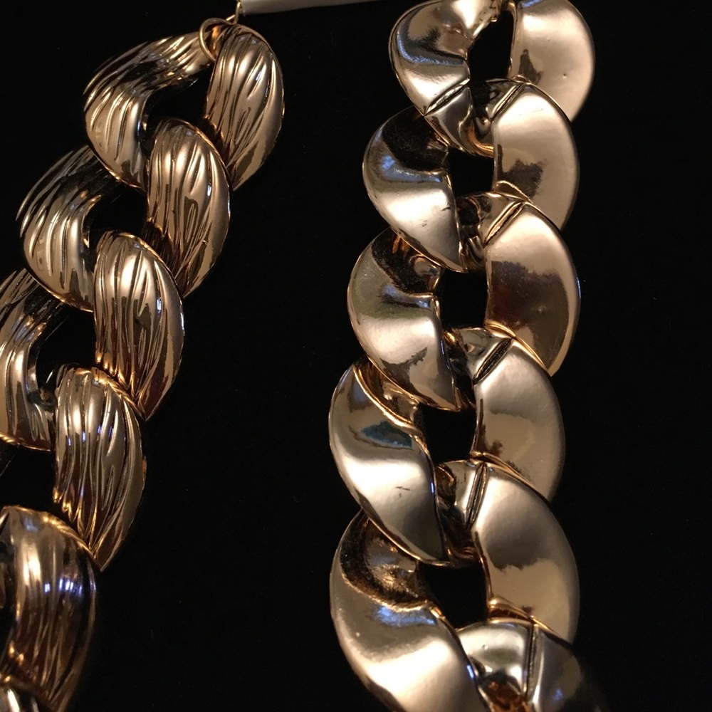 NWT rose gold chain choker necklace - Picture 3 of 4