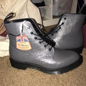 Dr. Martens Pietro Grey Ostrich