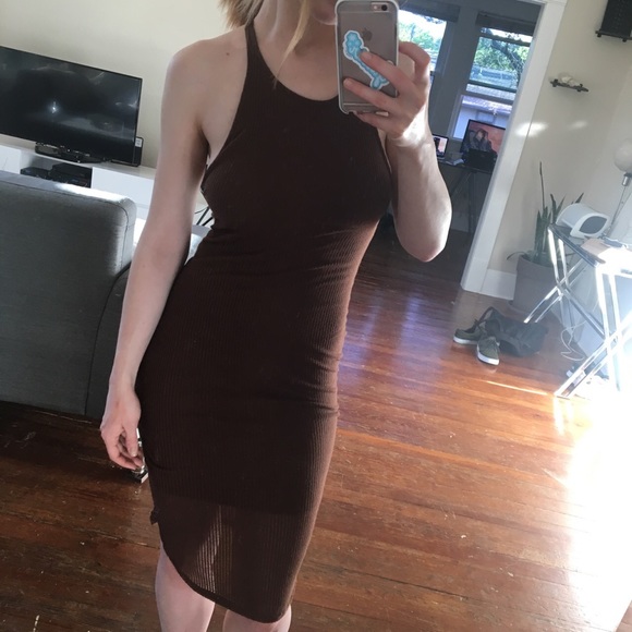 Brown Midi dress - Picture 3 of 4