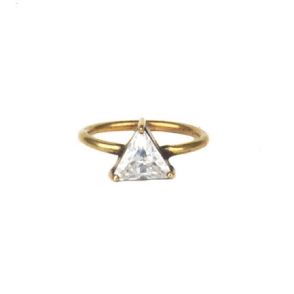Torchlight Triangle Ring Brass