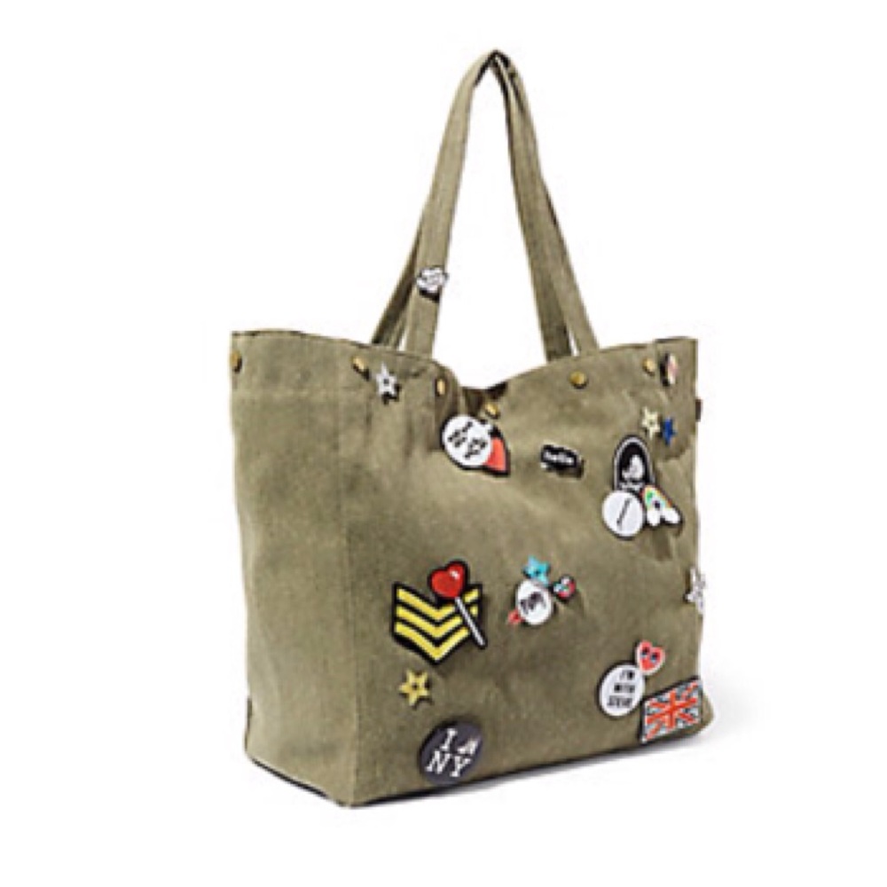 🍃💕NWT Adorable Steve Madden DIY Canvas Tote