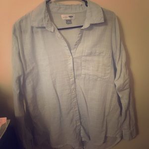 Old Navy "Boyfriend" button down shirt