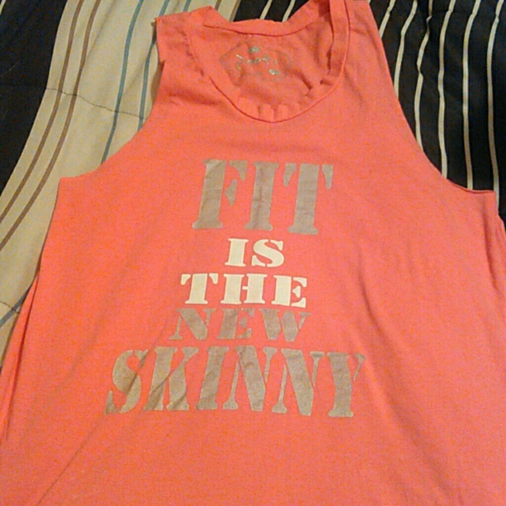 Pink tank top by poof!