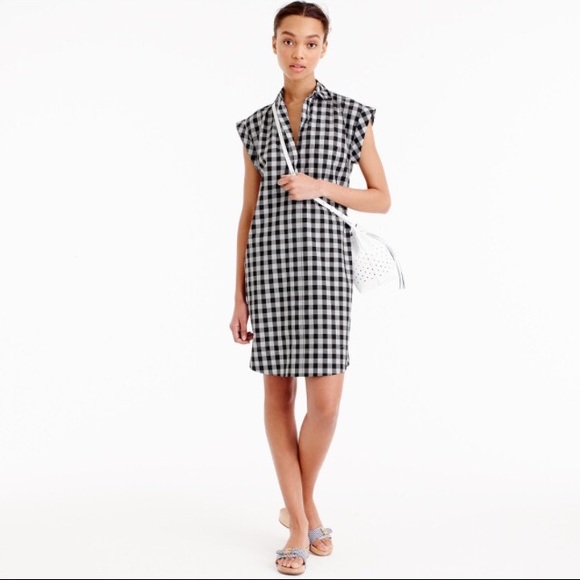 J. Crew Dresses & Skirts - J. Crew Gingham Shirt Dress