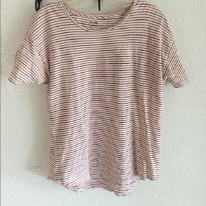 Madewell, striped tee, crew neck