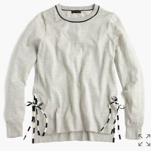 NEW J. Crew Side Slit Sweater