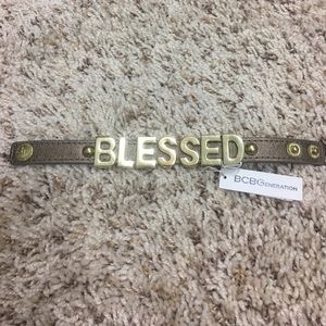 BCBG Blessed Affirmation Bracelet cuff