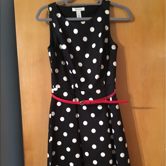 Black & white polka dot dress - Picture 1 of 3