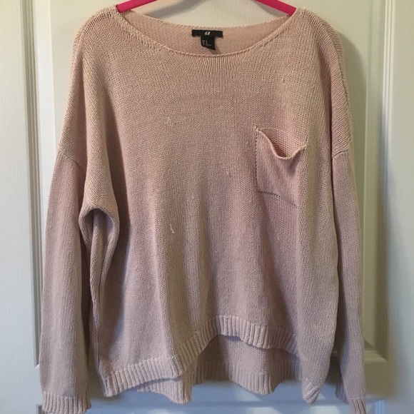 Light pink H&M sweater - Picture 1 of 3