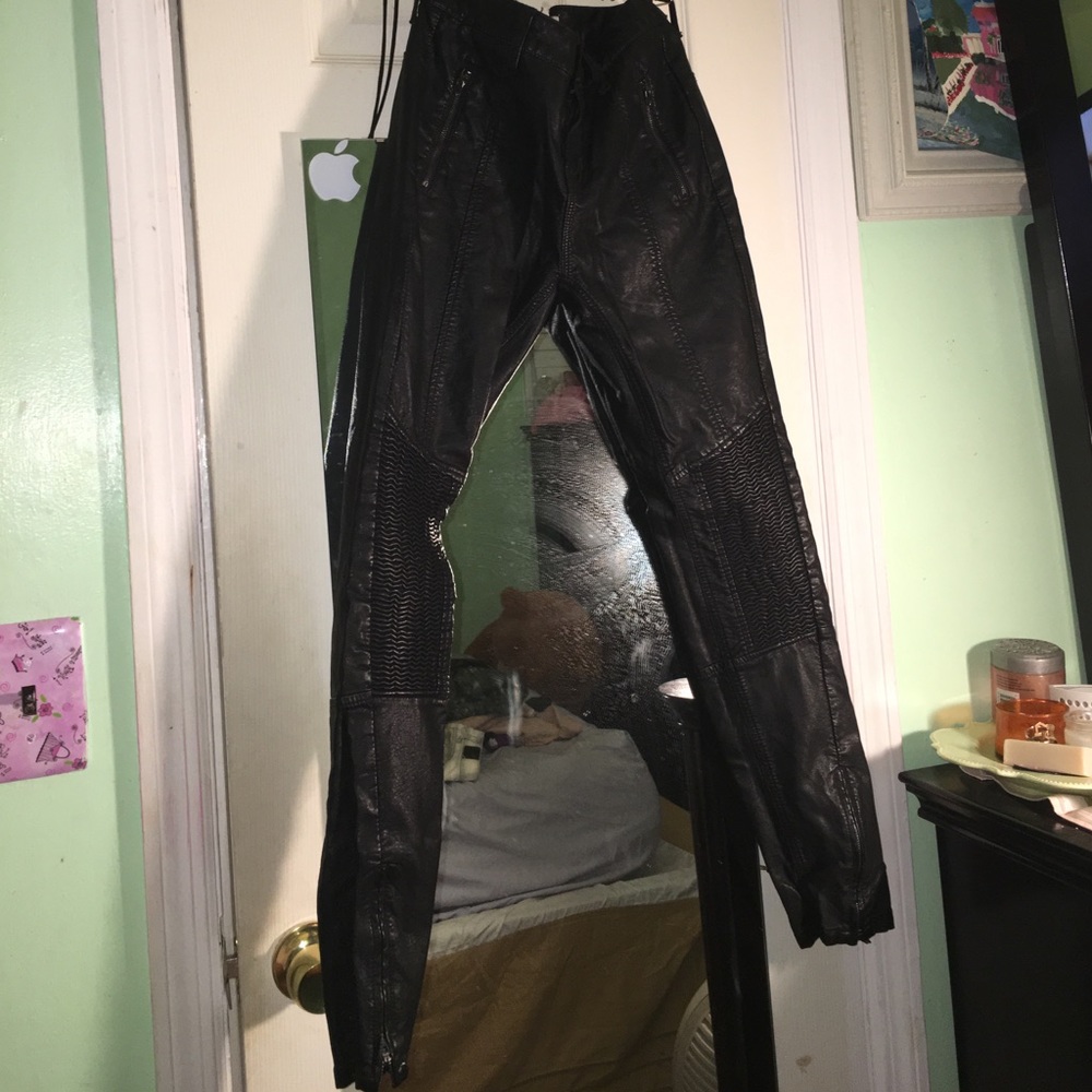 Faux  Leather pant