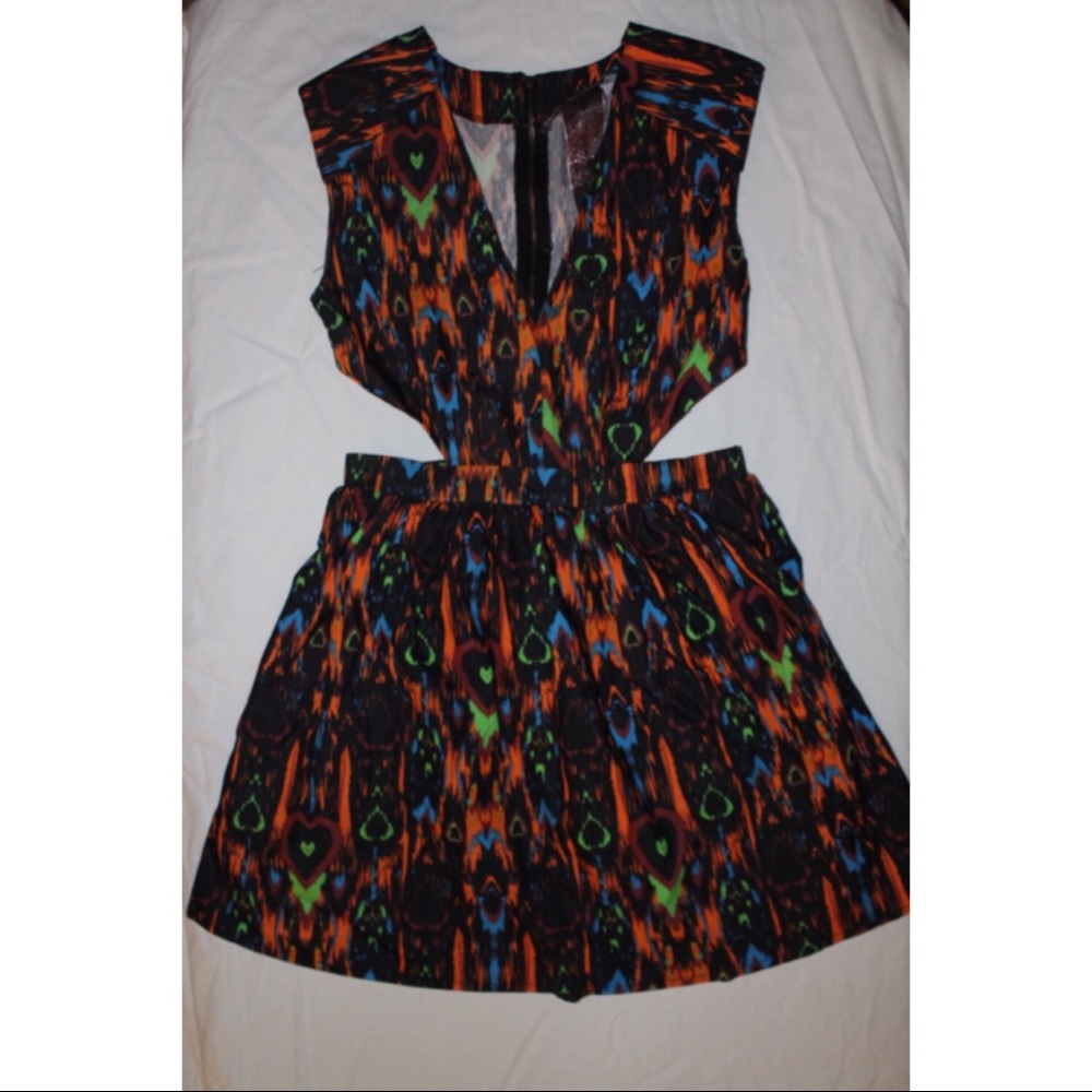 **1HR PRICE DROP ** Multicolored Aztec Print Dress