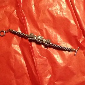 Gray / gold bracelet