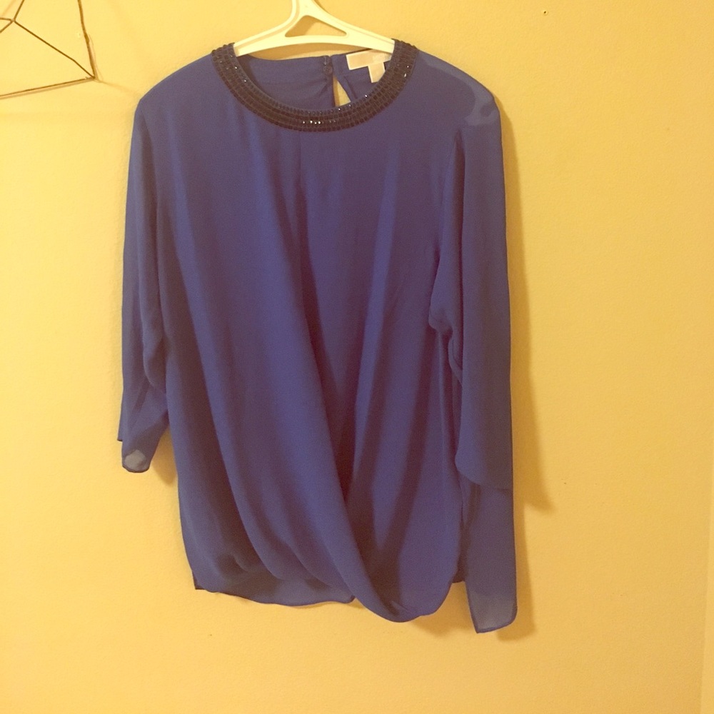 Michael Michael Kors blue top size small