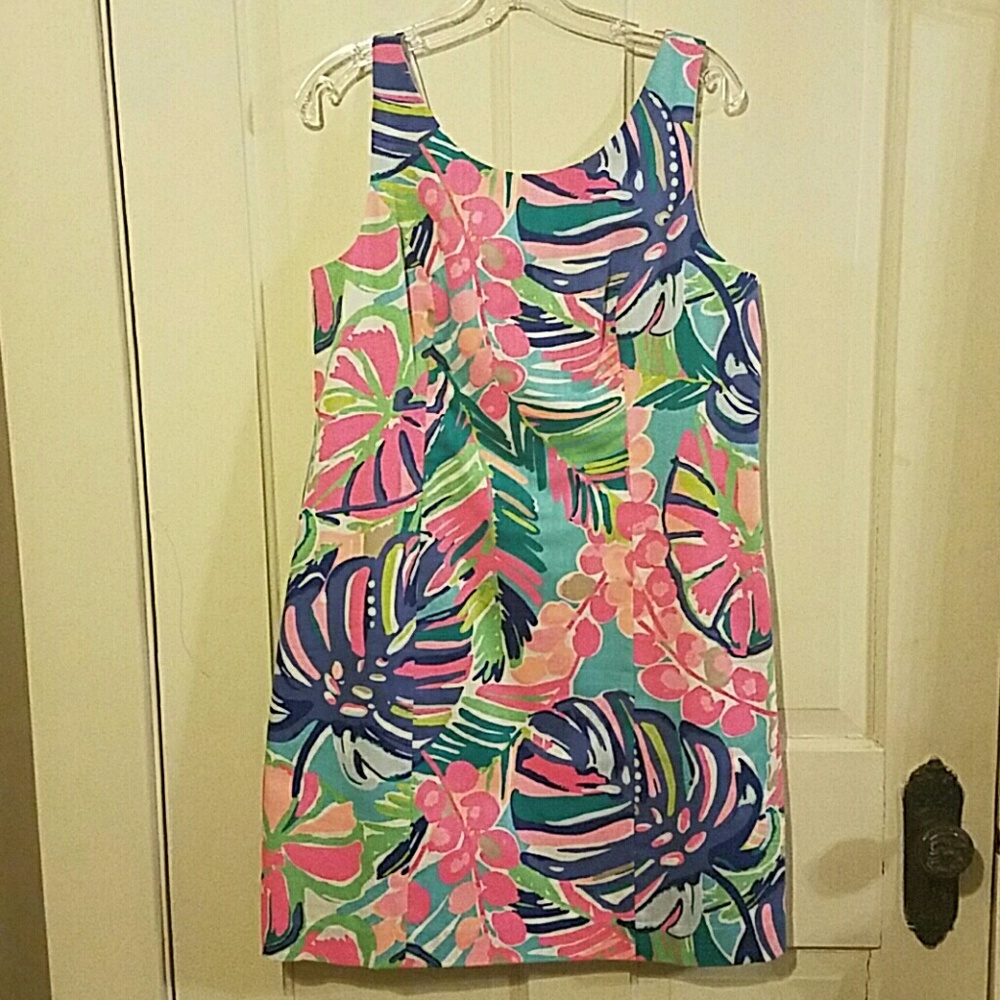 Lilly pulitzer dress. Exotic garden print.