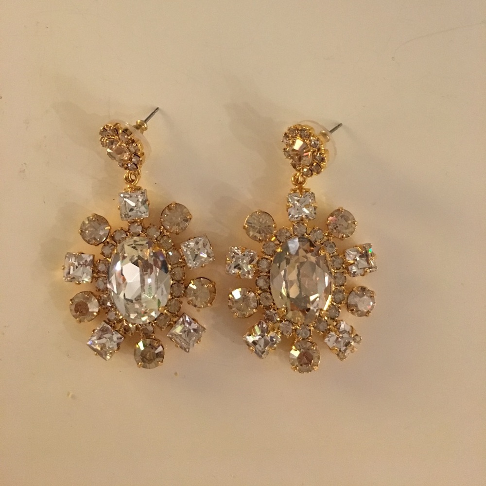 Swarovski crystal drop earrings