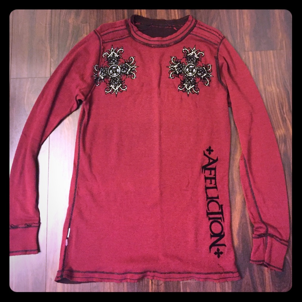 NWOT-REVERSIBLE Mens Affliction Thermal