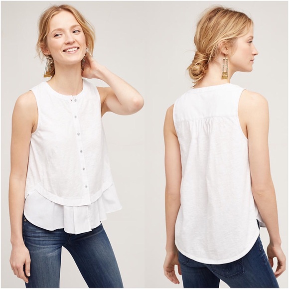 Anthropologie Tops - Anthropologie Austin Tank by Meadow Rue