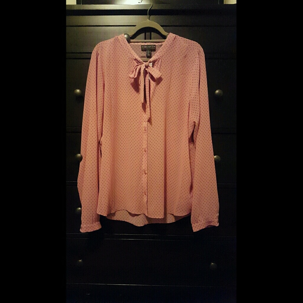 Plus size womans bow tie shirt