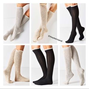 3 Urban Outfitters Out From Under Knee High Stocks