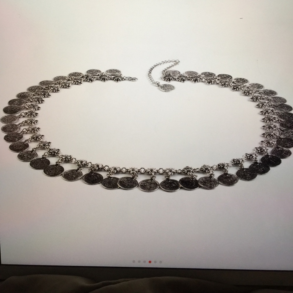 Boho Tribal Ethnic Gypsy Coin Belt Fashion Fun - Picture 6 of 7