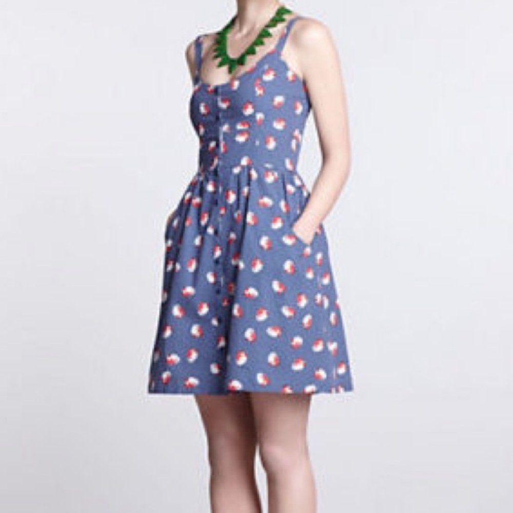 Hi There Strawberry Print Dress