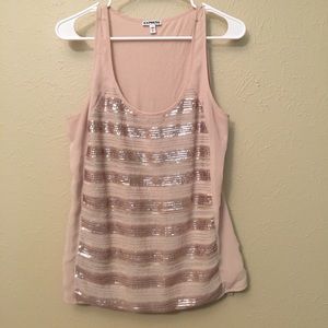 Express cute sequin top