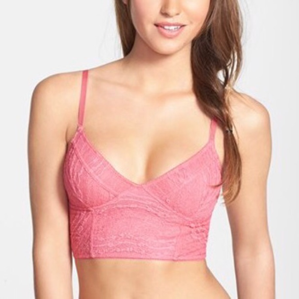Free people FUSCHIA bralette, M