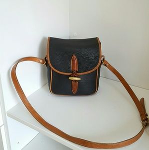 Dooney & Bourke all weather flap crossbody saddle