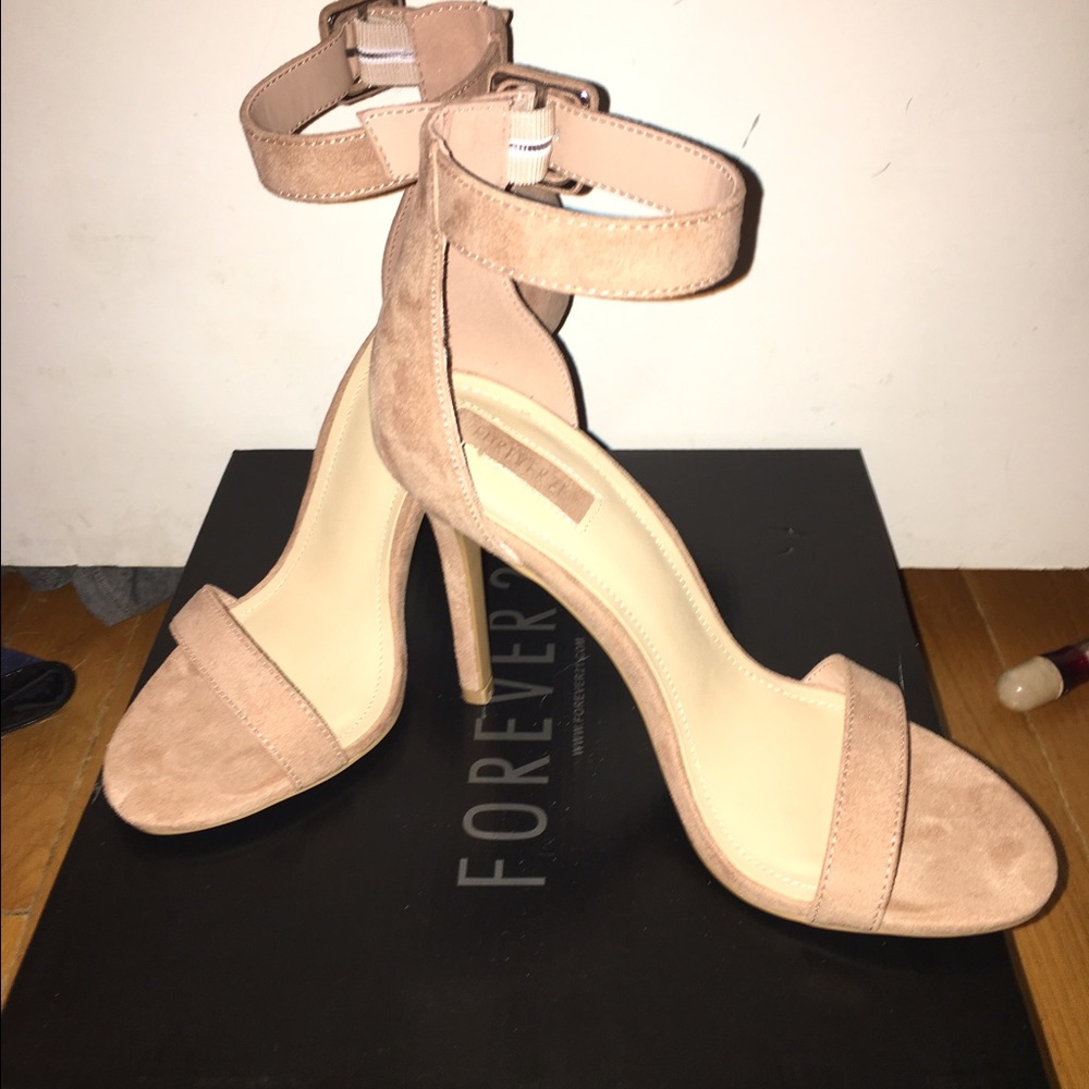 Brand New Suede Strappy Heels