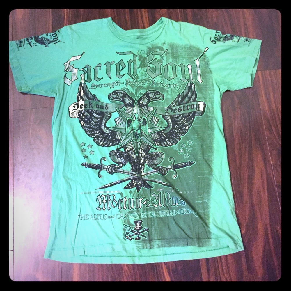 Mens Green T-shirt