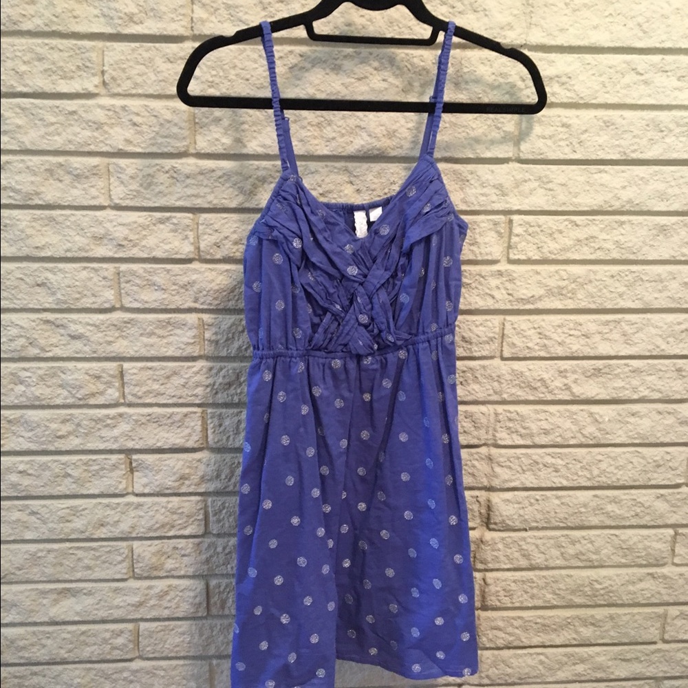 Eloise Braided Dress w/ Silver Dots