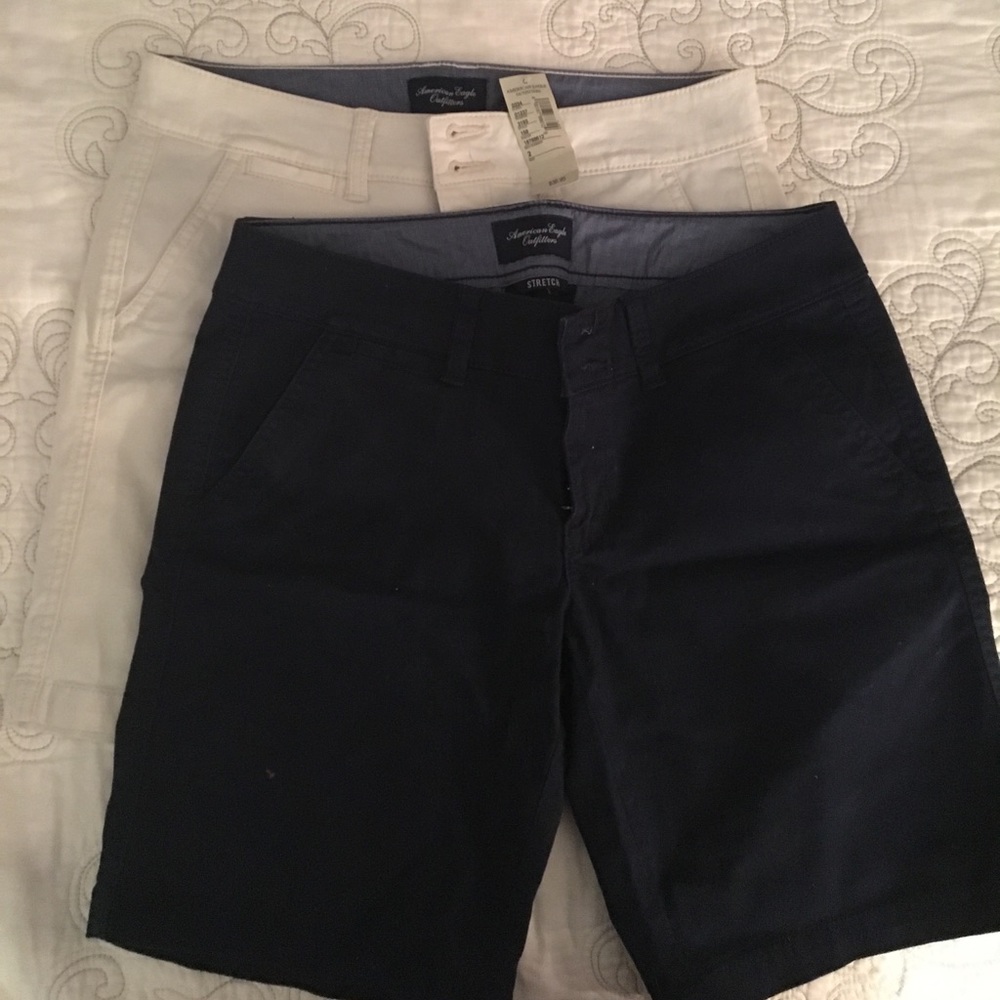 2 pairs of American Eagle mid length shorts NWT
