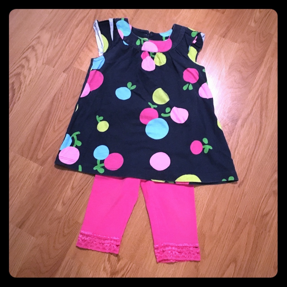 Adorable Carter's tunic and legging set