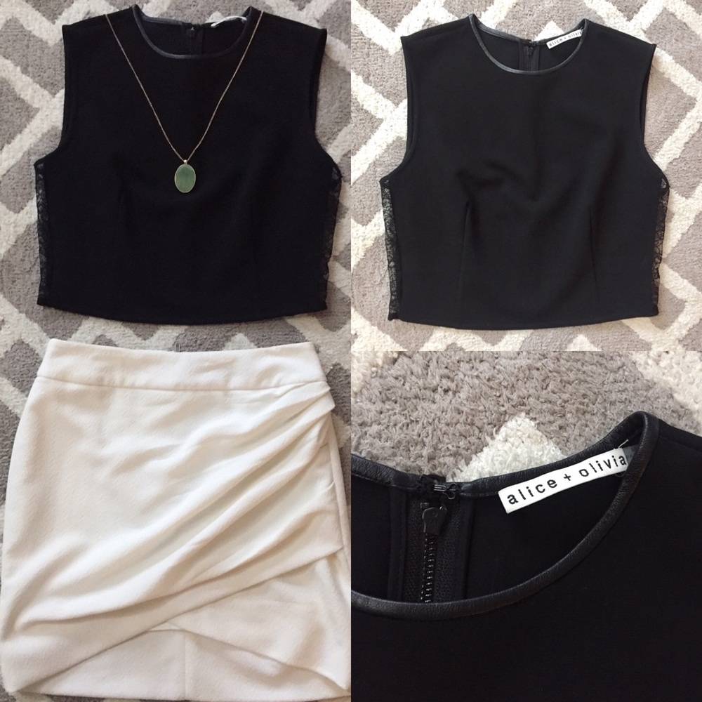 Alice + Olivia Crop Top