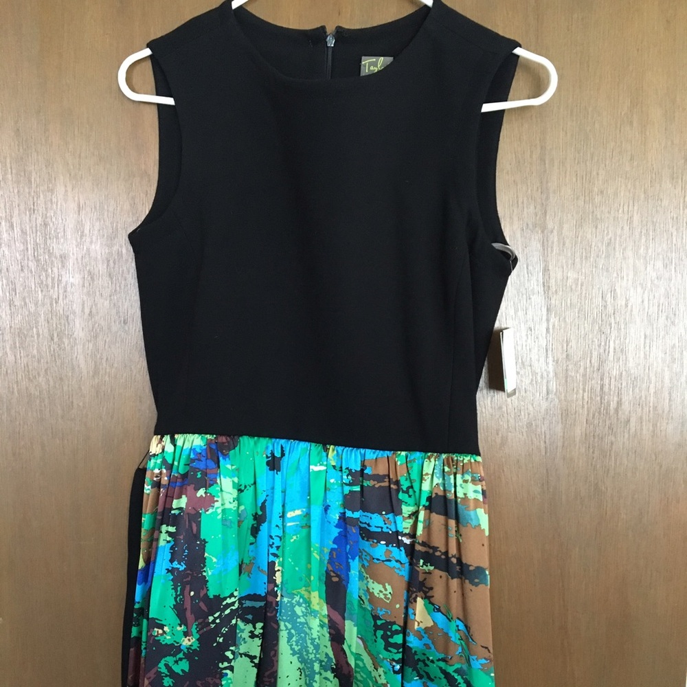 Really cute high-waisted A-line dress.