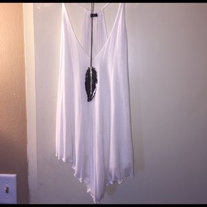 Beautiful white fountain tank