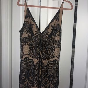 Free people sequin lace embroidered dress