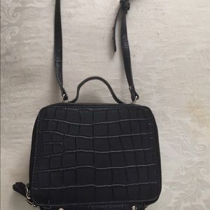 Black mini cross body bag