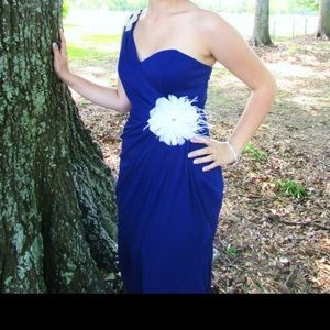 Stunning Blue One Shoulder Prom/Formal dress