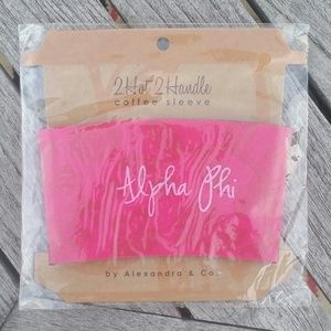 Alpha Phi coffee sleeve