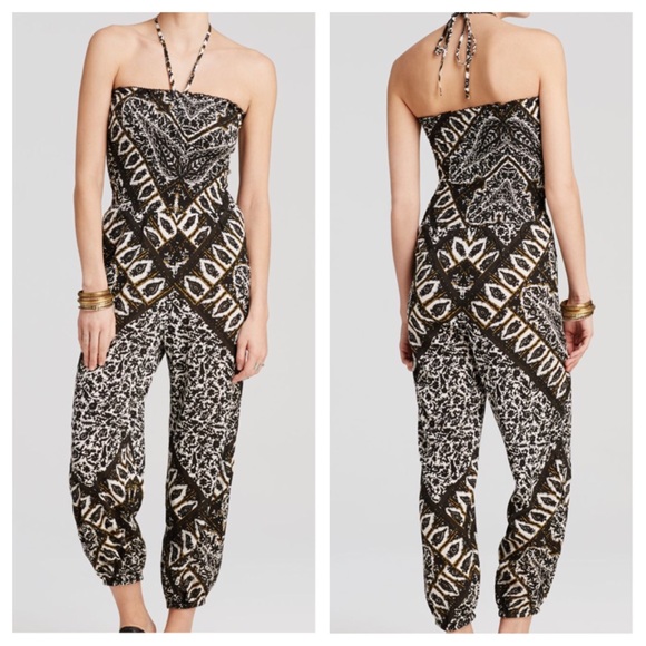 Free People Print Jumpsuit - Picture 2 of 7