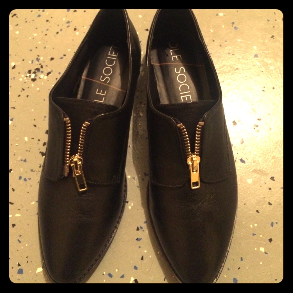 Black Sole Society Loafers
